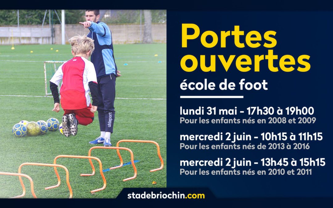 PORTES OUVERTES – École de foot