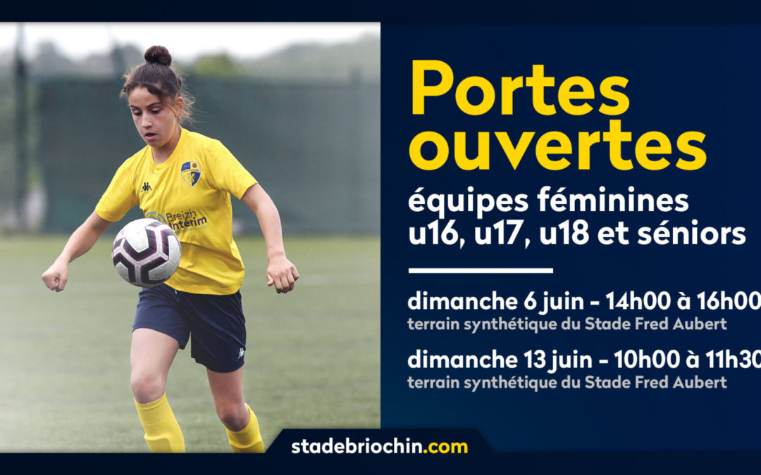 PORTES OUVERTES – ÉQUIPES FÉMININES